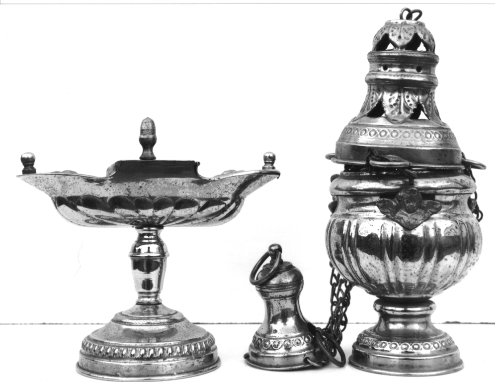 navicella portaincenso - ambito laziale (sec. XIX)