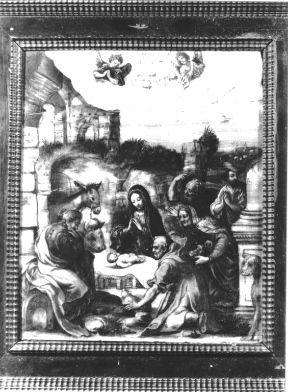 natività di Gesù (dipinto) - ambito padano (fine sec. XVI)