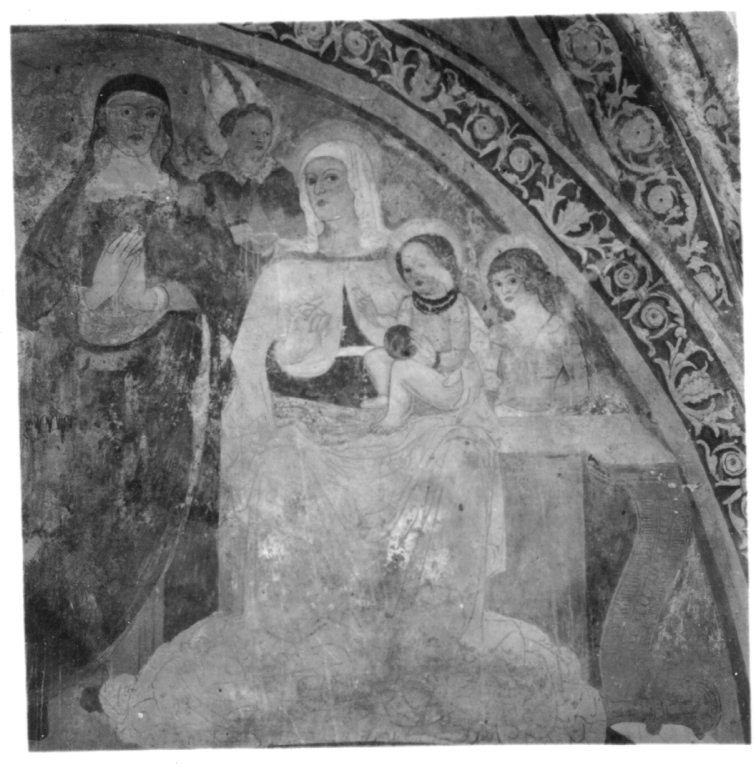 Madonna con Bambino in trono tra santi (dipinto, ciclo) di Desiderio da Subiaco (sec. XV)