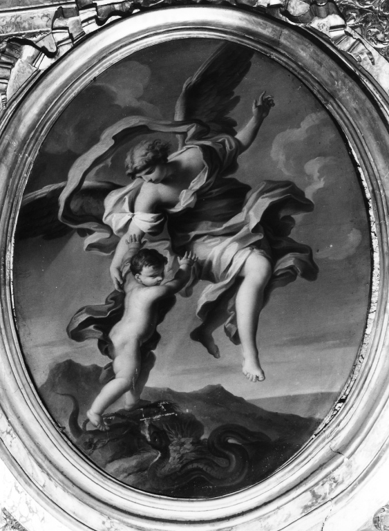 L'angelo custode (dipinto) di Pozzi Stefano (sec. XVIII)