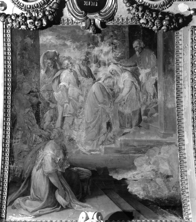 Visitazione (dipinto) di Nebbia Cesare (sec. XVI)