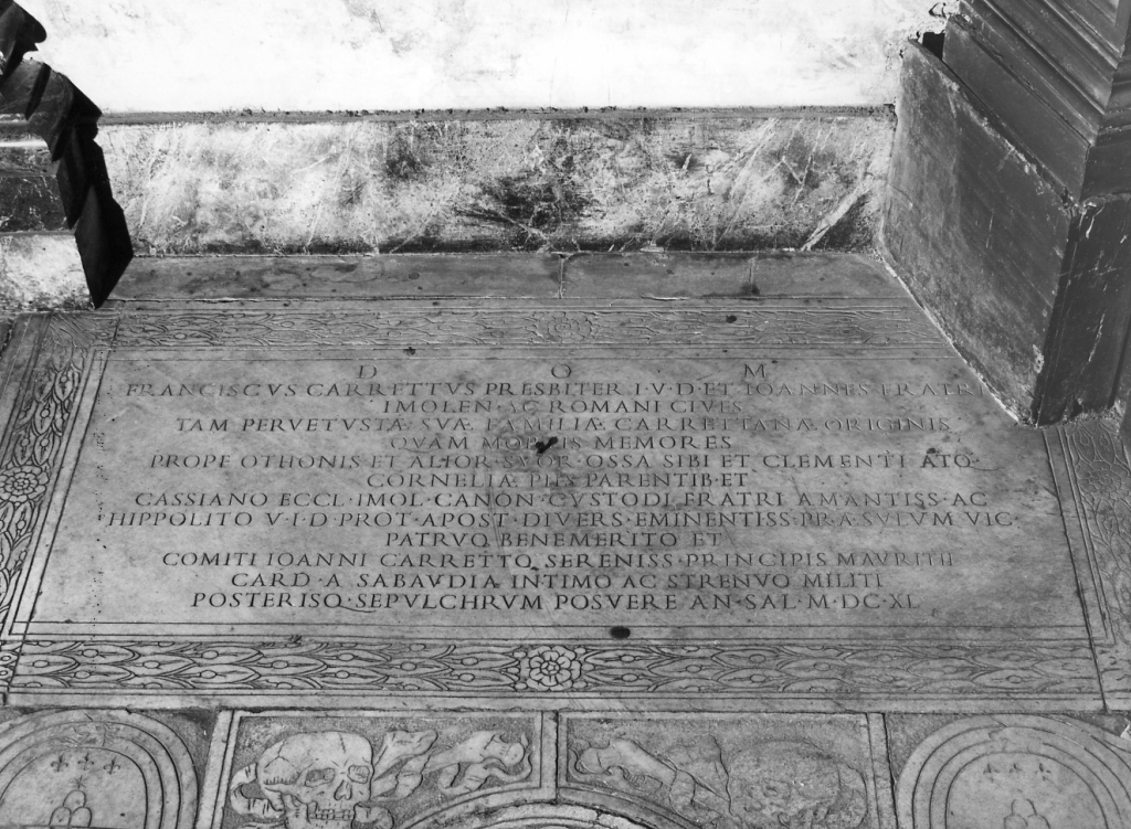 lapide tombale - ambito romano (sec. XVII)