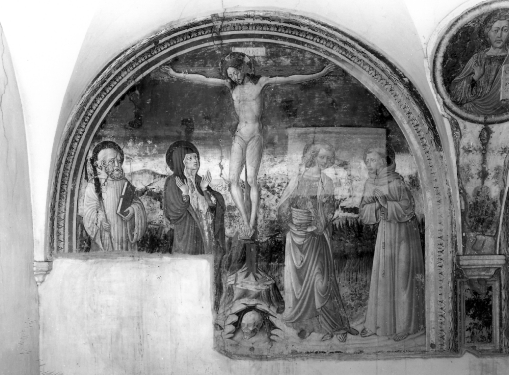 Crocefissione (dipinto) di Antonio da Viterbo il Vecchio (sec. XV)