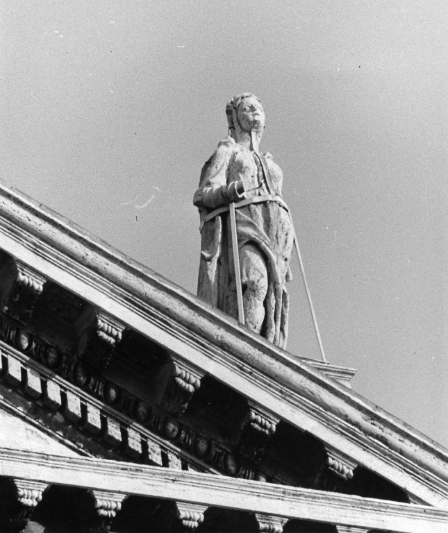 S. Cecilia (?) (scultura) di Lombardi Carlo (sec. XVII)