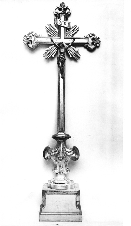 crocifissione di Cristo (croce d'altare, elemento d'insieme) - ambito viterbese (sec. XVIII)