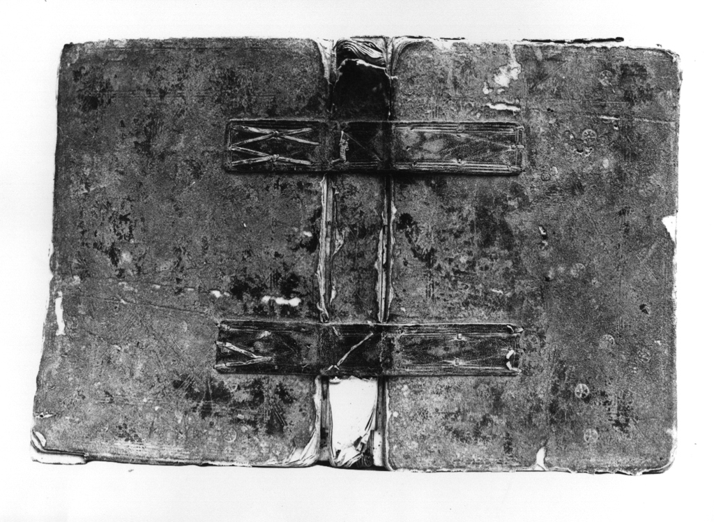 coperta di libro - ambito viterbese (prima metà sec. XVI)