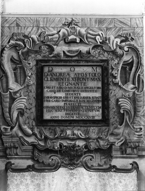 lapide - ambito viterbese (sec. XVIII)