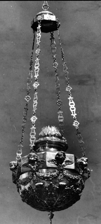 lampada pensile - ambito laziale (sec. XIX)