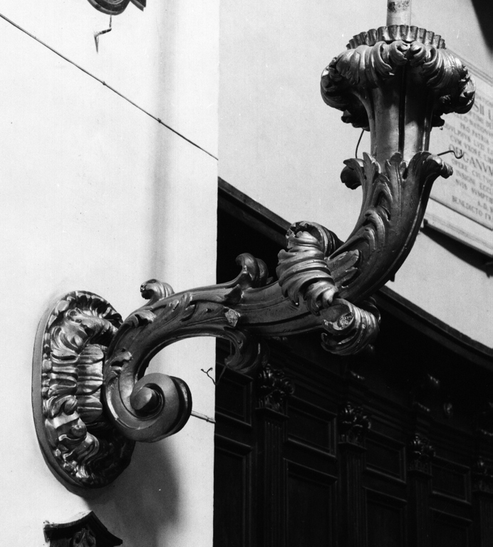 candeliere da parete, coppia - ambito viterbese (sec. XVIII)