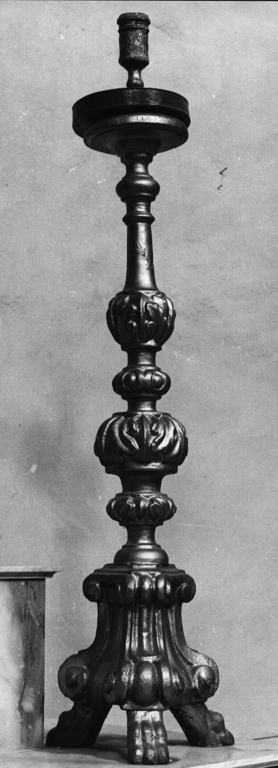 candeliere, serie - ambito laziale (sec. XVIII)