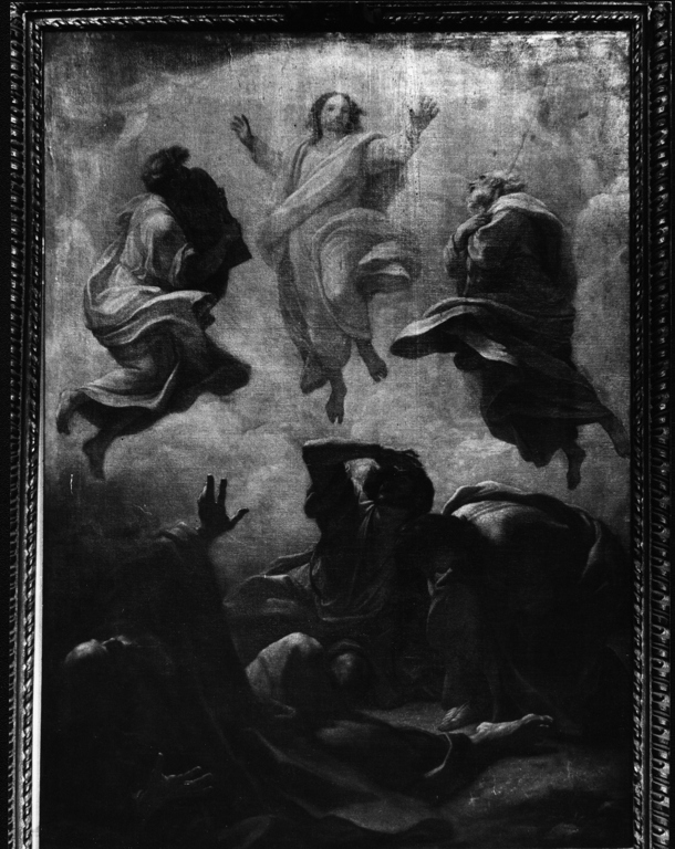 Trasfigurazione di Cristo con Profeti e Apostoli (dipinto) di Benefial Marco (attribuito) (sec. XVIII)