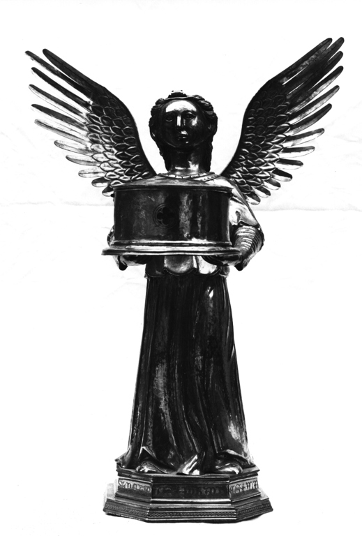 Reliquiario di Sant'Andrea, angelo (reliquiario - a gruppo scultoreo) di Pietro di Giovanni Anastasio di Vitale detto Giudice (attribuito) (sec. XV)
