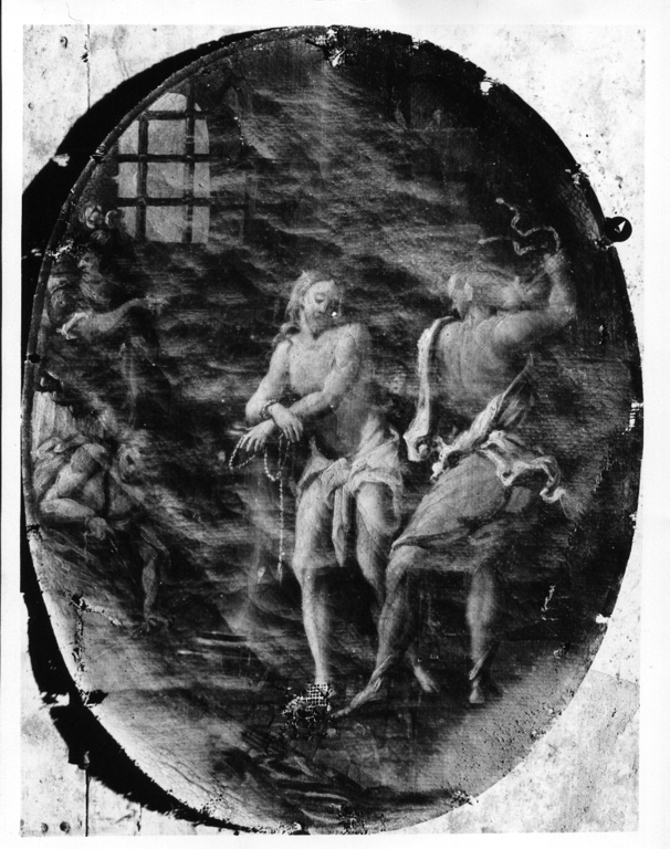 flagellazione di Cristo (dipinto) di Cades Giuseppe (attribuito) (sec. XVIII)