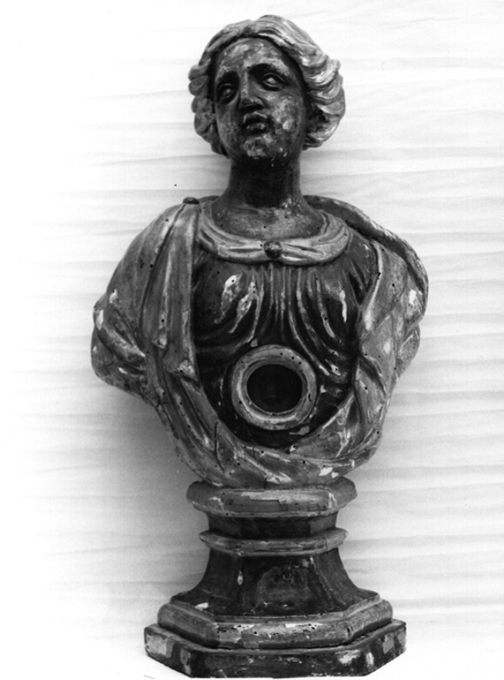 Santa Lucia (reliquiario - a busto) - bottega laziale (secc. XVIII/ XIX)