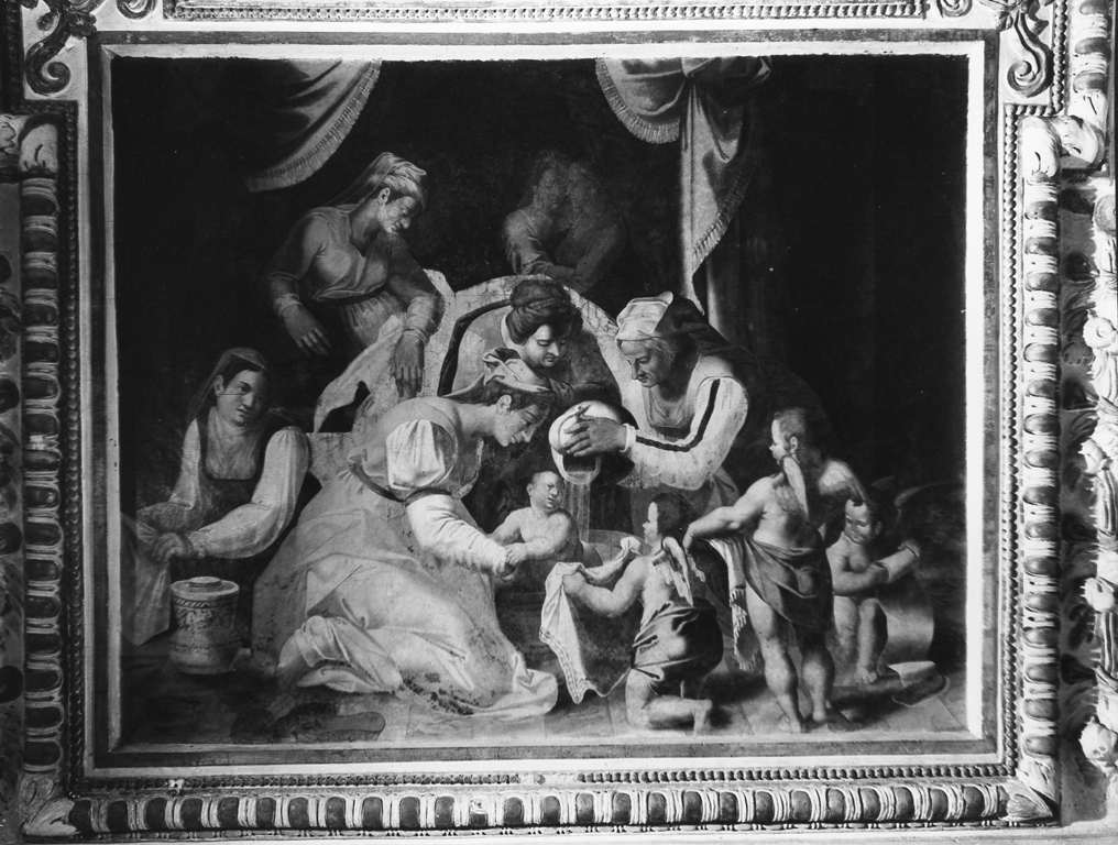 nascita di Maria Vergine (dipinto) - ambito laziale (inizio sec. XVII)