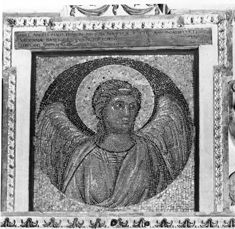 angelo (decorazione musiva) di Giotto di Bondone (inizio sec. XIV)