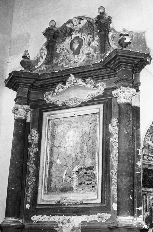 altare - a edicola - ambito laziale (prima metà sec. XVIII)