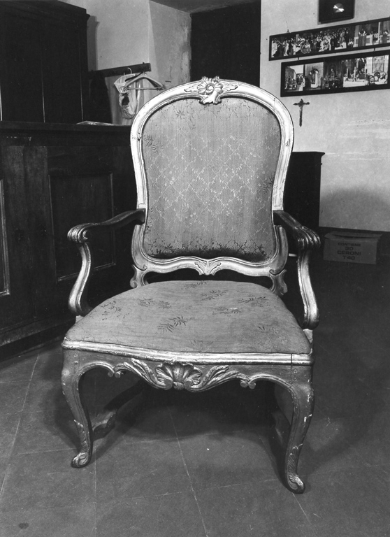 poltrona - produzione laziale (primo quarto sec. XVIII)