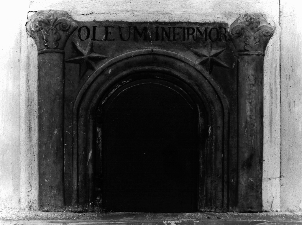 armadietto per oli santi - ambito laziale (prima metà sec. XVI)