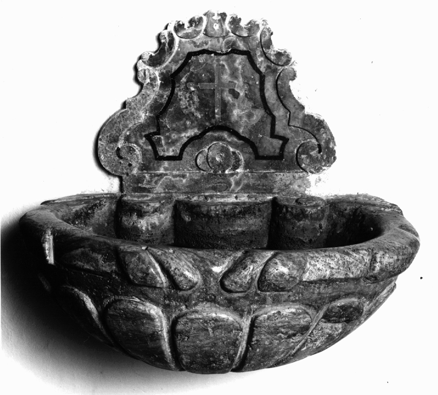 acquasantiera, serie - ambito romano (fine sec. XVIII)