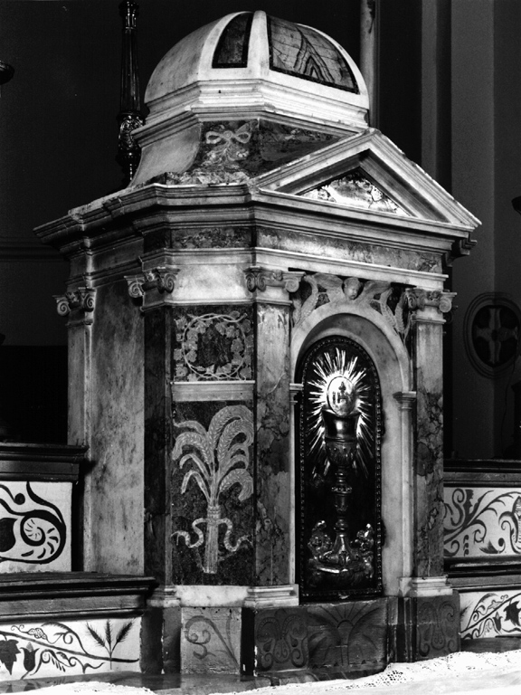 tabernacolo - a frontale architettonico di Franzoni Francesco Antonio (seconda metà sec. XVIII)