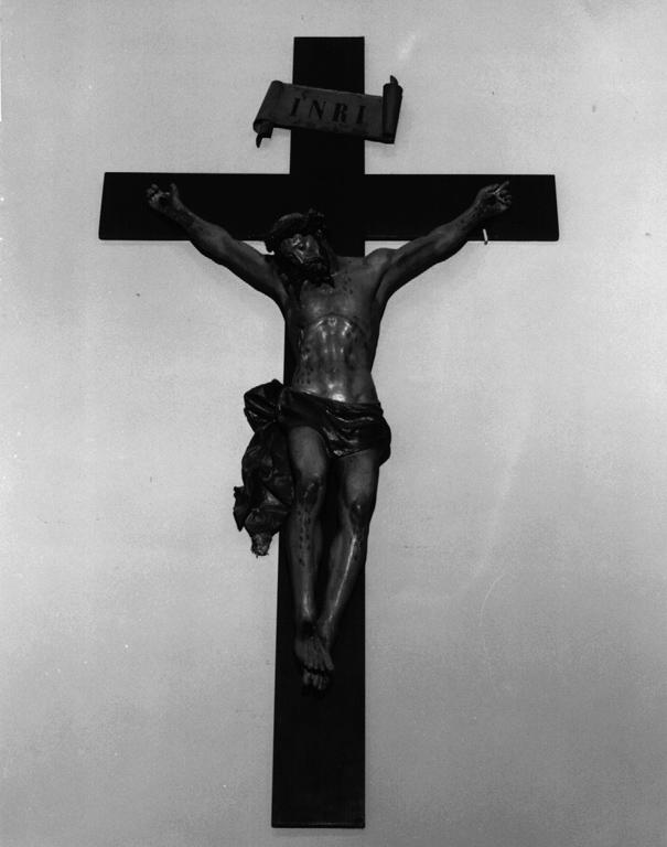 Cristo crocifisso (scultura) - ambito laziale (sec. XVIII)