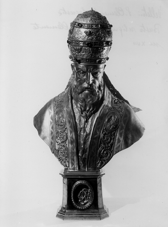 San Clemente papa (reliquiario - a busto) - bottega laziale (sec. XVII)