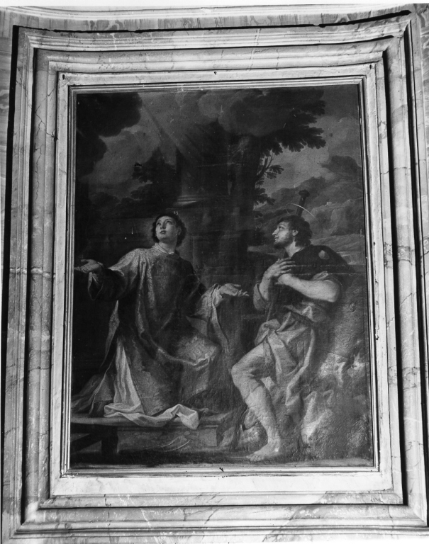 Santi Rocco e Lorenzo (dipinto) - ambito romano (sec. XVIII)