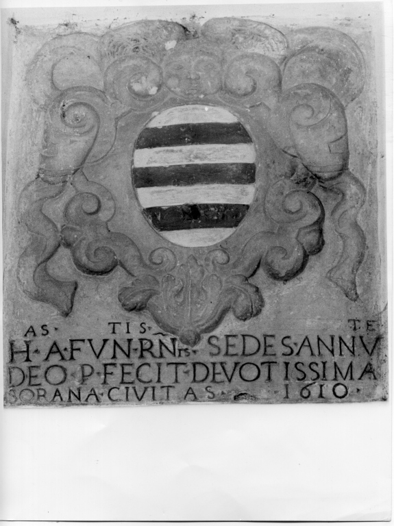 Stemma della città di Sora (rilievo) - ambito laziale (sec. XVII)