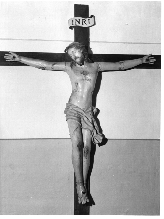 Cristo crocifisso (scultura) - ambito laziale (secc. XIX/ XX)