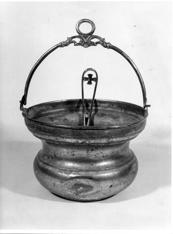 secchiello per l'acqua benedetta - ambito laziale (inizio sec. XX)