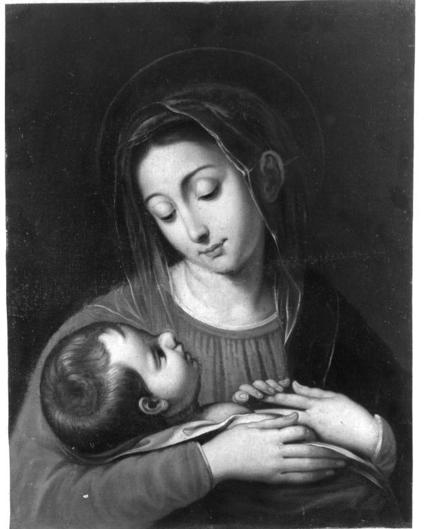 Madonna con Bambino (dipinto) di Pulzone Scipione (ultimo quarto sec. XVI)