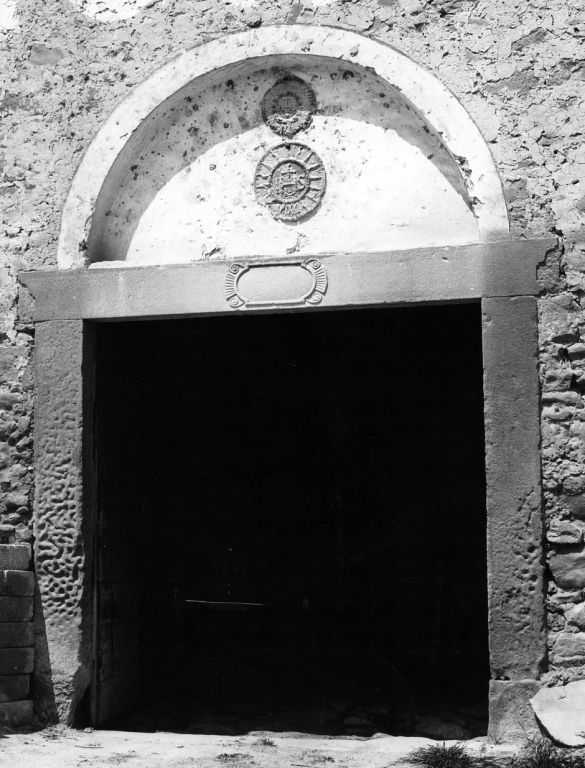 mostra di portale - ambito laziale (sec. XVIII)