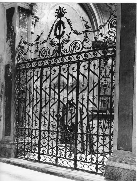 cancellata di cappella - bottega laziale (secc. XVIII/ XIX)