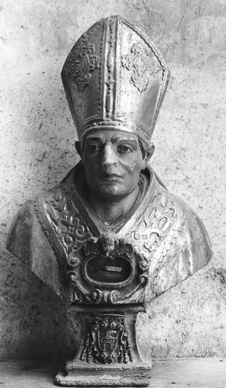 reliquiario - a busto - bottega laziale (secc. XVII/ XVIII)