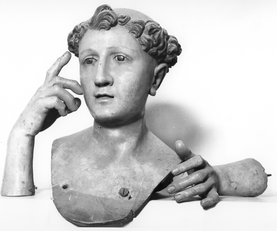 Sant'Antonio da Padova (scultura, frammento) - produzione laziale (sec. XIX)
