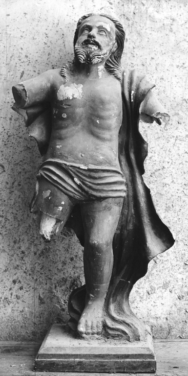 Cristo (scultura, frammento) - bottega laziale (sec. XVI)