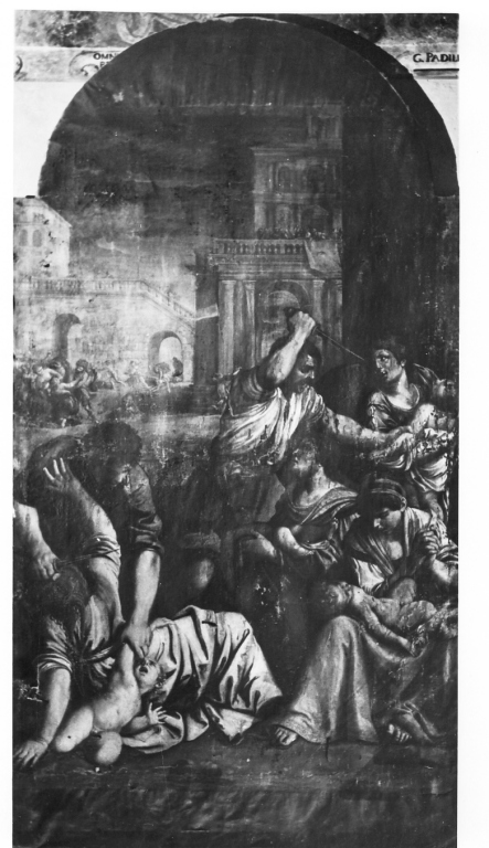 strage degli innocenti (dipinto) - ambito laziale (sec. XVII)