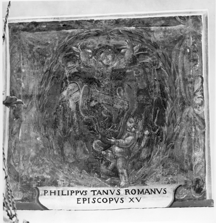 stemma del vescovo Filippo Tani (dipinto) - bottega laziale (sec. XVII)