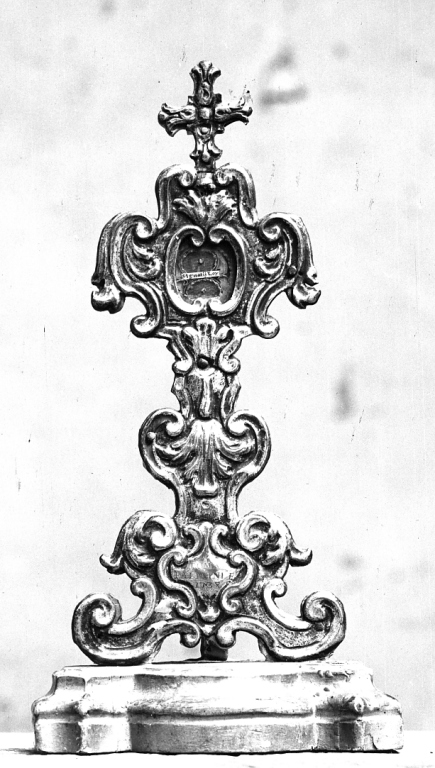 reliquiario - a ostensorio - manifattura laziale (sec. XVIII)