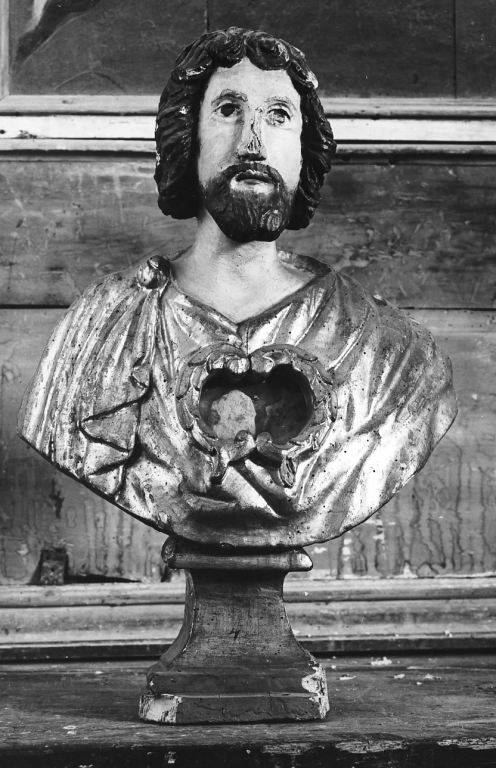 reliquiario - a busto - bottega laziale (sec. XVIII)