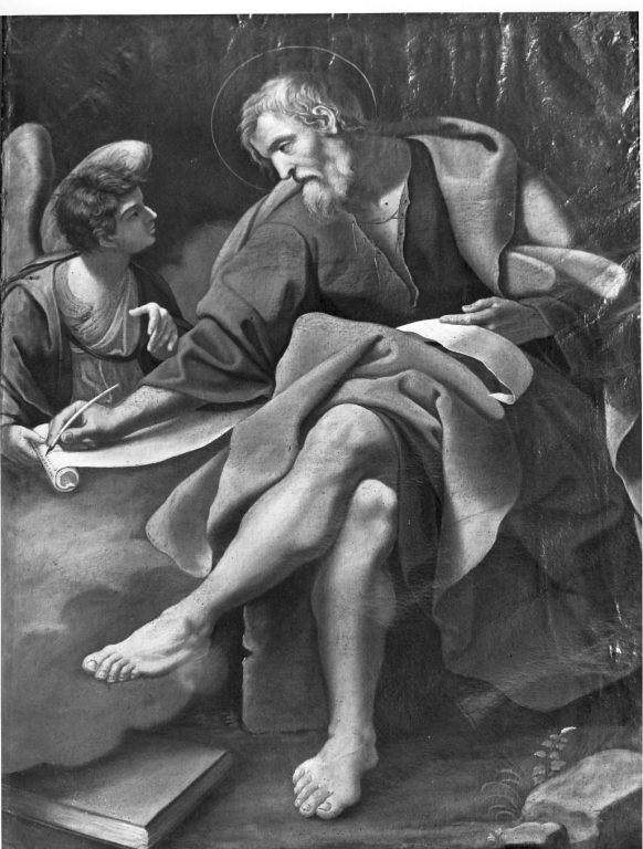 San Matteo e l'angelo (dipinto) - ambito romano (sec. XVII)