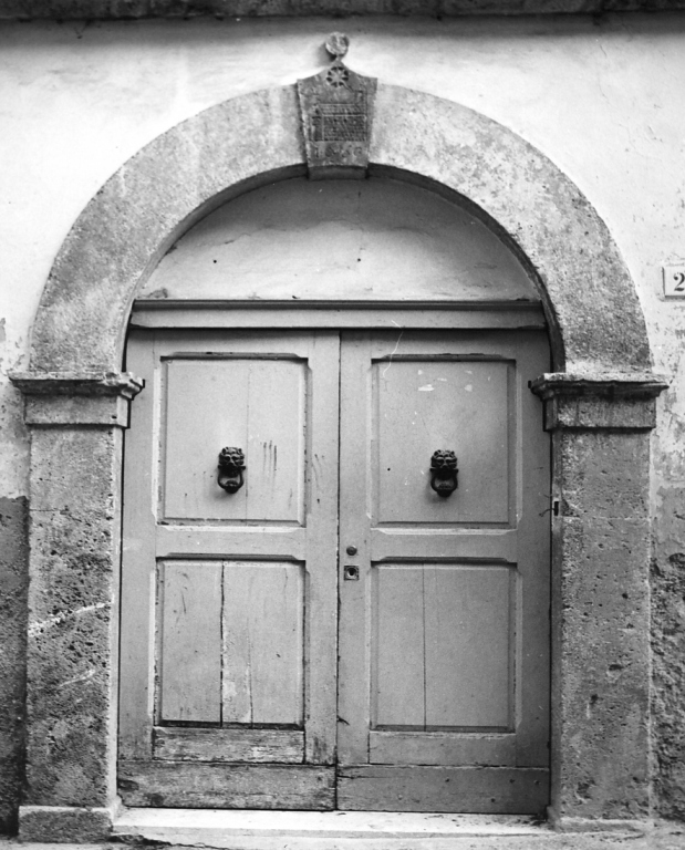 mostra di portale - ambito Italia centrale (sec. XVII)