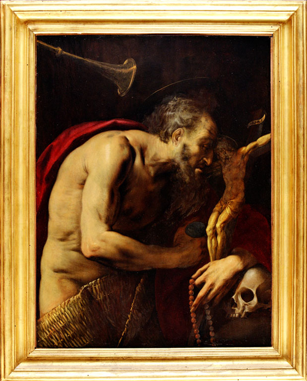 San Girolamo in penitenza (dipinto) di Crespi Giovambattista detto Cerano (attribuito) (secc. XVI/ XVII)