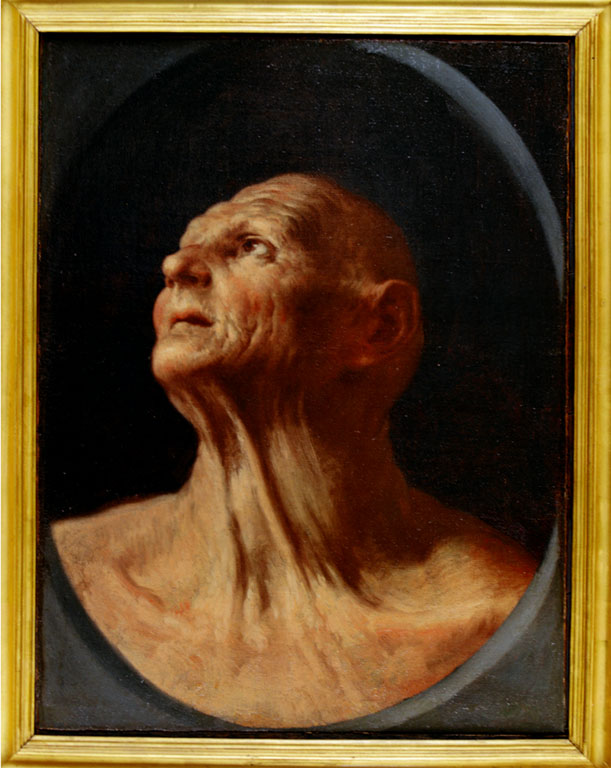 Lo schiavo di Ripa grande, Testa di vecchio (dipinto) di Reni Guido (attribuito) (secc. XVI/ XVII)