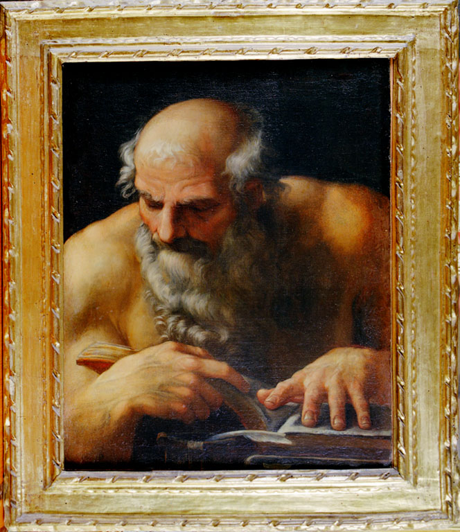 San Girolamo (dipinto) di Reni Guido (attribuito) (fine/inizio secc. XVI/ XVII)