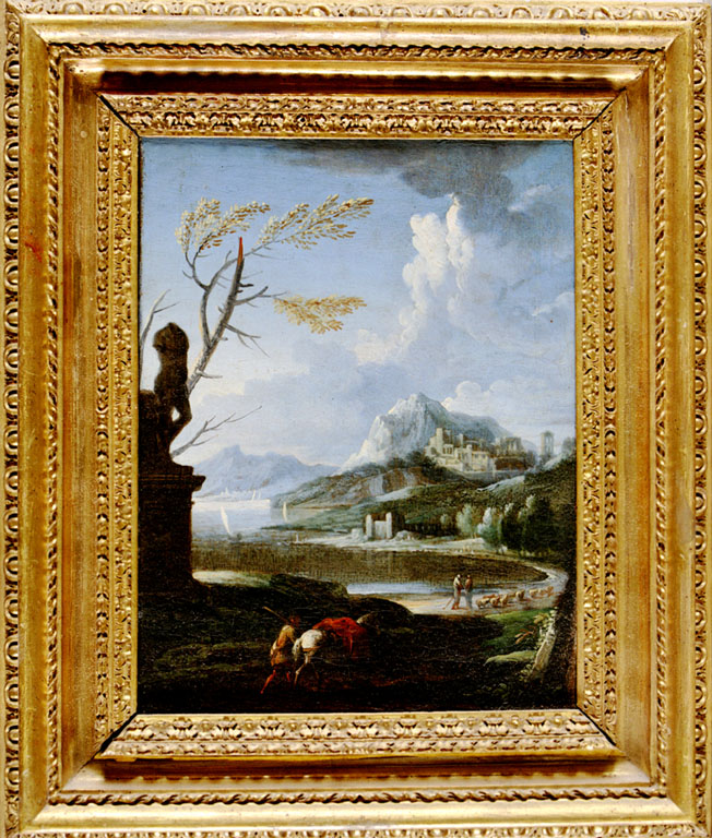 paesaggio (dipinto) di Van Bloemen Jan Franz detto Orizzonte (maniera) (secc. XVII/ XVIII)