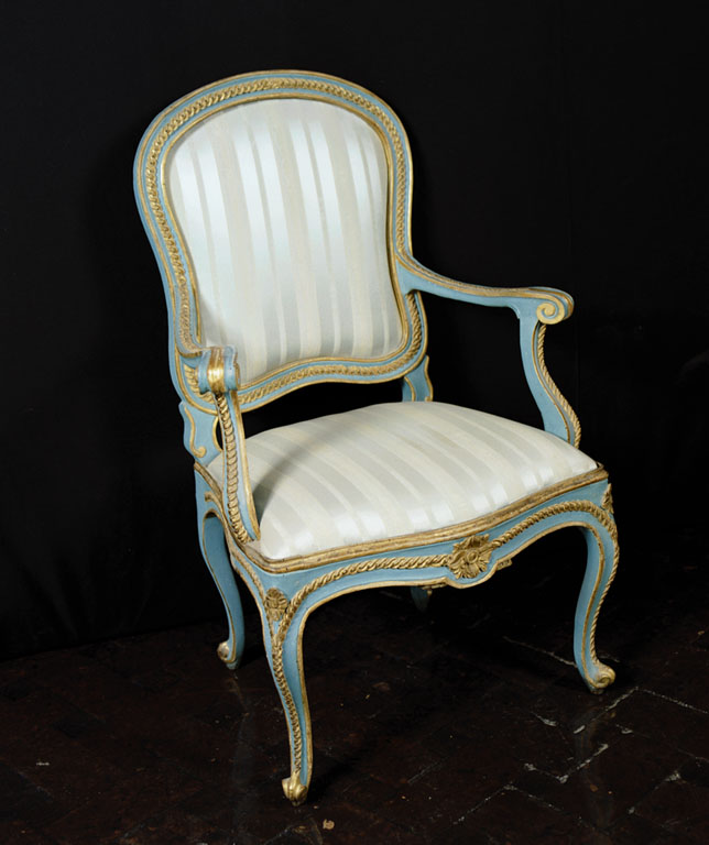 poltrona, serie - manifattura italiana (seconda metà sec. XVIII)