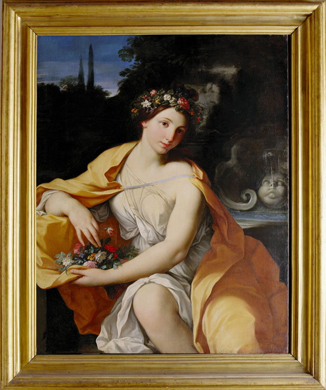 allegoria della primavera (Flora) (dipinto) di Cignani Carlo (sec. XVII)