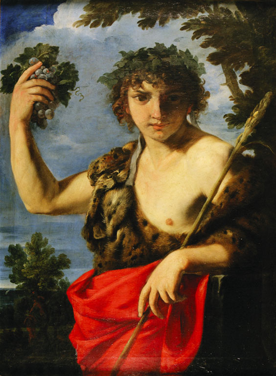 Bacco (dipinto) di Mola Pier Francesco (sec. XVII)